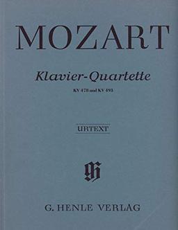 Klavierquartette, KV 478 und 493 / Piano quartets K. 478 and 493: Besetzung: Klavierquartette (G. Henle Urtext-Ausgabe)