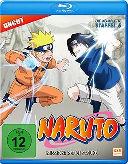 Naruto - Staffel 5: Mission: Rettet Sasuke (Uncut) [Blu-ray]