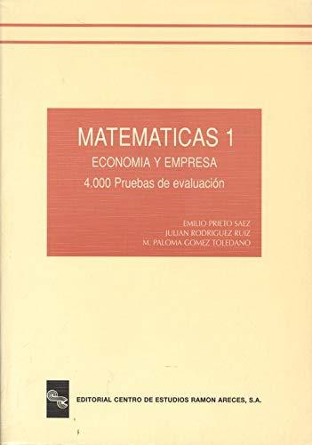 Matematicas I - economia y empresa