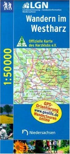 Topographische Sonderkarten Niedersachsen. Sonderblattschnitte auf der Grundlage der amtlichen topographischen Karten, meistens grösseres ... Wandern im Westharz: Nationalpark Harz: WL 8