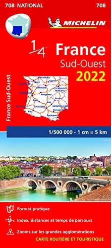 Michelin Südwestfrankreich: Straßen- und Tourismuskarte 1:500.000 (MICHELIN Nationalkarten)