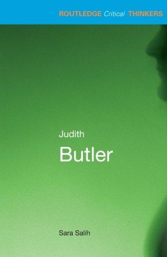 Judith Butler (Routledge Critical Thinkers)