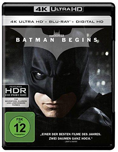 Batman Begins  (4K Ultra HD + 2D-Blu-ray) (2-Disc Version)  [Blu-ray]