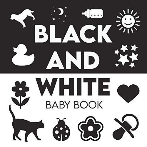 Black and White Baby Book: High Contrast Baby Book, Baby Faces Board Book, Black and White Board Book, Newborn Visual Stimulation Toys, High Contrast Baby Books, Sensory Flash Cards Baby