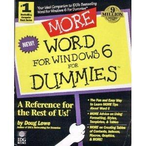 More Word for Windows 6 for Dummies