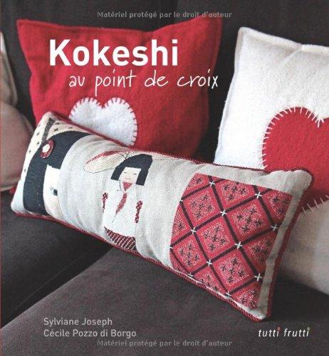 Kokeshi au point de croix et autres points