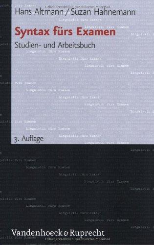 Syntax fürs Examen. Studien- und Arbeitsbuch