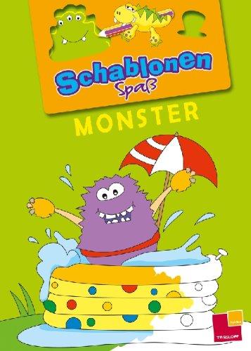 Schablonen-Spaß. Monster