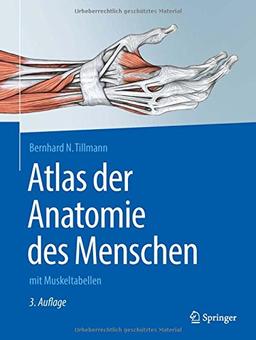 Atlas der Anatomie des Menschen: mit Muskeltabellen (Springer-Lehrbuch)