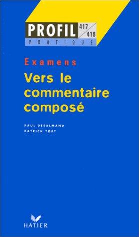 Vers le commentaire composé (Profil)