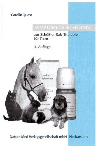 Symptomenverzeichnis zur Schüßler-Salz-Therapie für Tiere