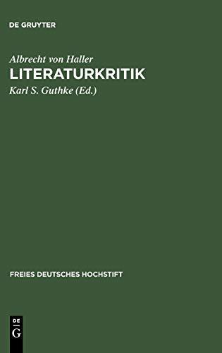 Hallers Literaturkritik