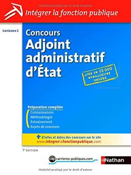 Concours adjoint administratif d'Etat : catégorie C