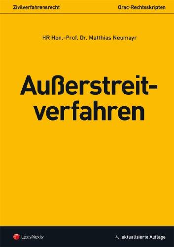 Zivilverfahrensrecht - Außerstreitverfahren