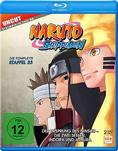 Naruto Shippuden - Staffel 23: Der Ursprung des Ninshu - Die zwei Seelen, Indora und Ashura (Folgen 679-689) [Blu-ray]