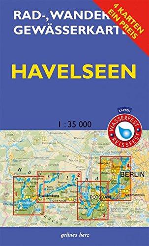 Rad-, Wander- und Gewässerkarten-Set: Havelseen: Mit den Karten: "Havelseen 1: Brandenburg/Havel", "Havelseen 2: Beetzsee bis Ketzin", "Havelseen 3: ... und Gewässerkarten Berlin/Brandenburg)