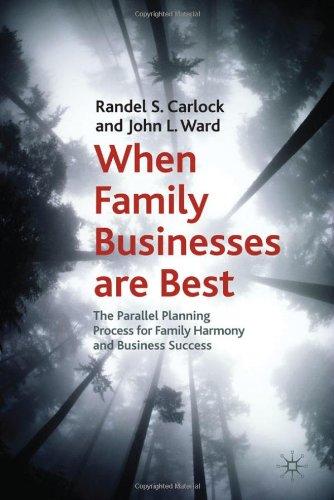 When Family Businesses are Best: The Parallel Planning Process for Family Harmony and Business Success