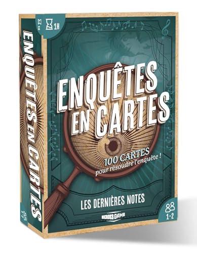 Enquêtes en cartes : Les dernières notes