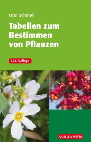 Tabellen zum Bestimmen von Pflanzen