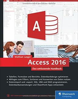 Access 2016: Das umfassende Handbuch