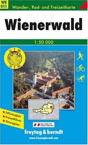 Freytag Berndt Wanderkarten : Wienerwald. 1:50 000.: Wander-, Rad- und Freizeitkarte / GPS-tauglich / Freizeitführer / Ortsregister