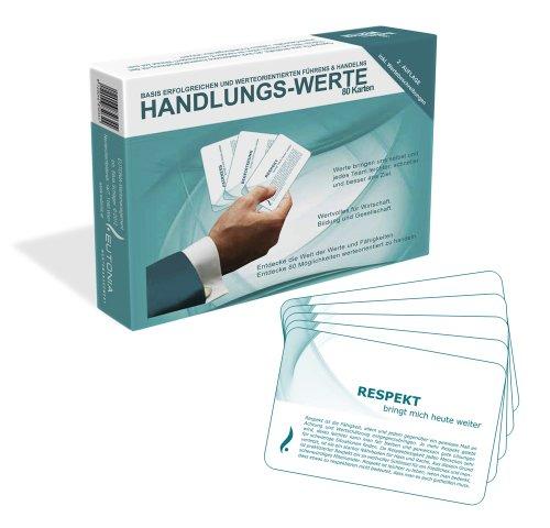 HANDLUNGSWERTE-KARTEN Basis erfolgreichen und werteorientierten Führens & Handelns - 80 Karten. (Nachfolgeprodukt der beliebten Live Your Best-Handlungswertekarten)