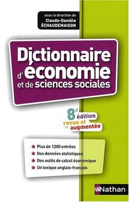 Dictionnaire d'économie et de sciences sociales