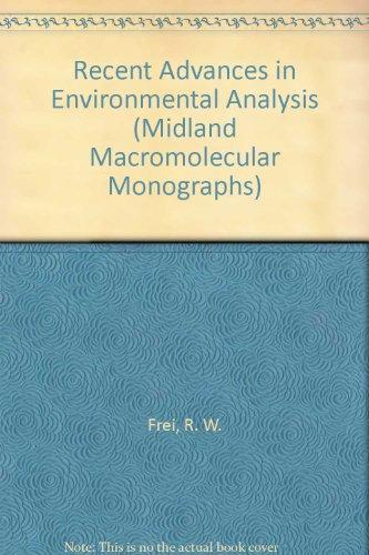 Recent Advances in Environmental Analysis