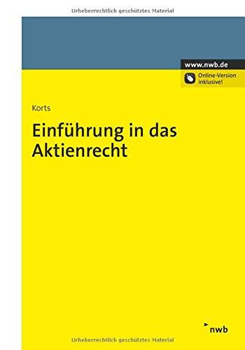 Einführung in das Aktienrecht