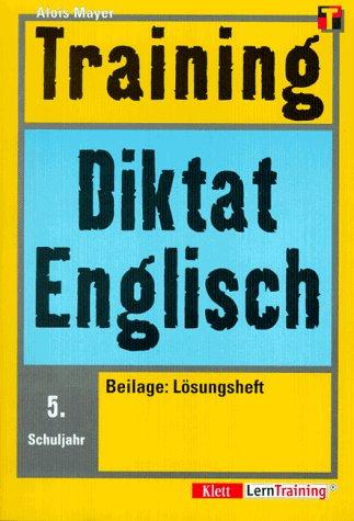 Training, Diktat Englisch, 5. Schuljahr