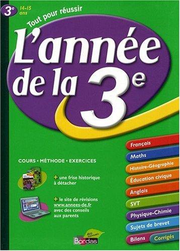 L'année de la 3e