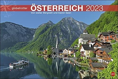 Österreich Globetrotter Kalender 2023: Von weiter Bergwelt und klaren Seen