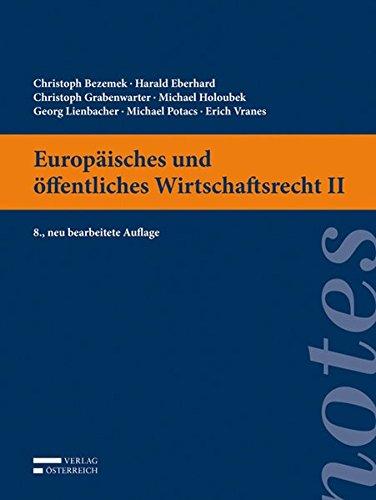 Europäisches und öffentliches Wirtschaftsrecht II