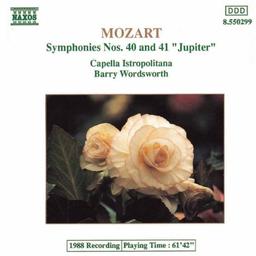 Mozart Sinfonien 40 und 41 Wordsworth