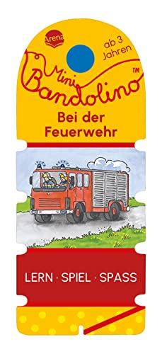 Mini Bandolino. Bei der Feuerwehr: Lernspiel mit Lösungskontrolle für Kinder ab 3 Jahren