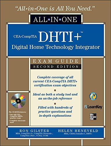 CEA-Comp TIA DHTI+ Digital Home Technology Integrator: Exam Guide (All-In-One)