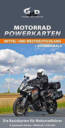 Motorrad Powerkarten Mittel- und Westdeutschland + Böhmerwald