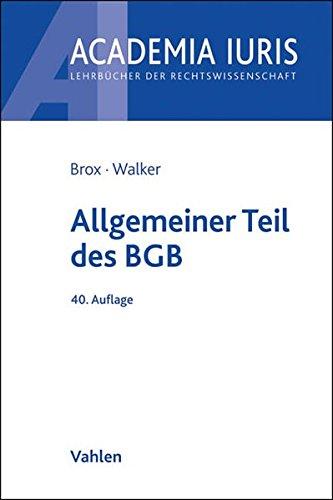 Allgemeiner Teil des BGB (Academia Iuris)