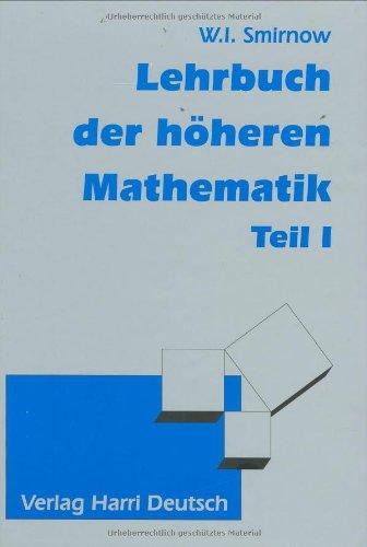 Lehrbuch der höheren Mathematik, Bd.1