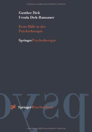 Erste Hilfe in der Psychotherapie