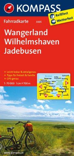 Wangerland - Wilhelmshaven - Jadebusen: Fahrradkarte. GPS-genau. 1:70000