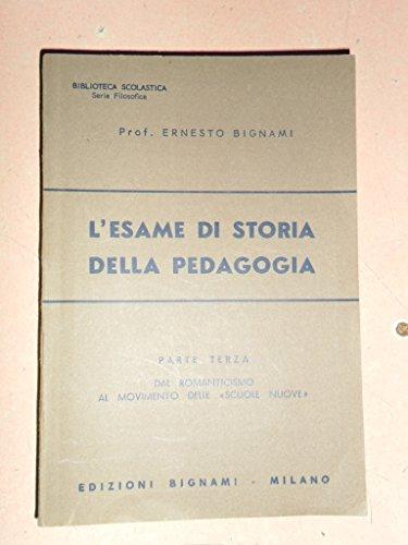 L'esame di storia della pedagogia: 3