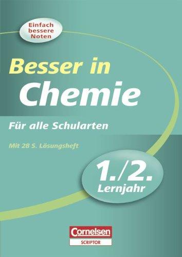 Besser in der Sekundarstufe I - Chemie: 1./2. Lernjahr - Übungsbuch mit separatem Lösungsheft (28 S.)