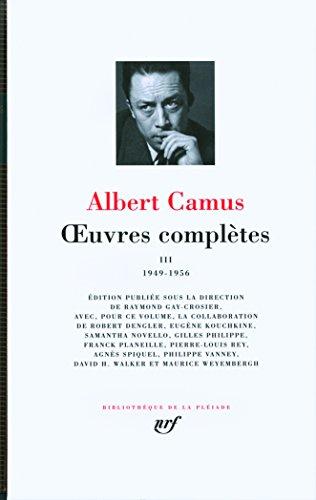 Oeuvres complètes. Vol. 3. 1949-1956