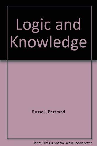 Logic and Knowledge