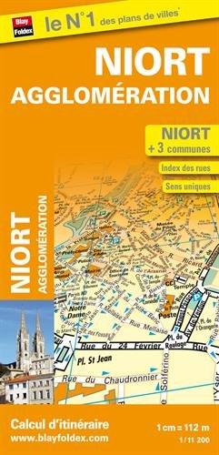 Plan de Niort et de son agglomération