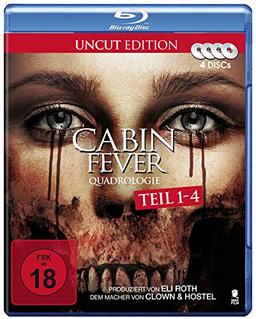 Cabin Fever Quadrologie (4 Disc-Set) [Blu-ray]