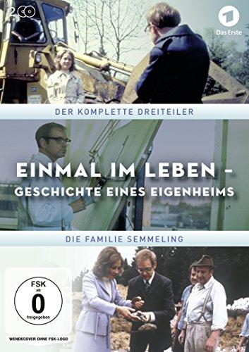 Einmal im Leben - Geschichte eines Eigenheims (Die Familie Semmeling) - Der komplette Dreiteiler [2 DVDs]