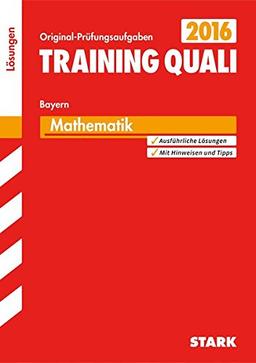 Training Quali Bayern - Mathematik Lösungsheft