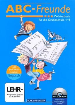 ABC-Freunde - Östliche Bundesländer: Wörterbuch mit Bild-Wort-Lexikon Englisch und CD-ROM